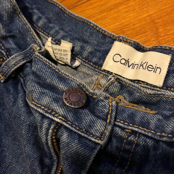 Calvin Klein denim mini skirt - Picture 4 of 4